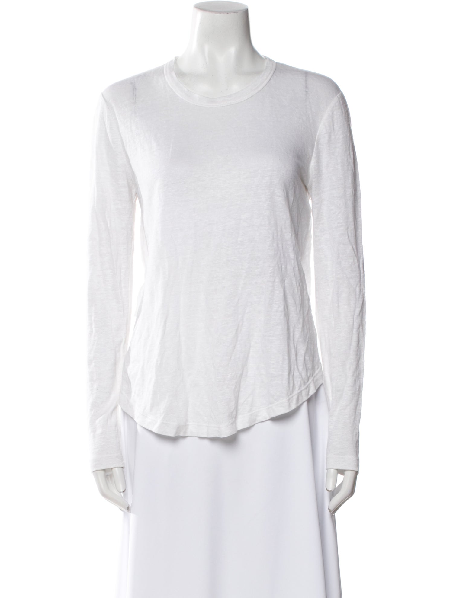 A.L.C. Linen Scoop Neck T-Shirt