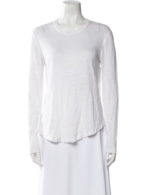 A.L.C. Linen Scoop Neck T-Shirt