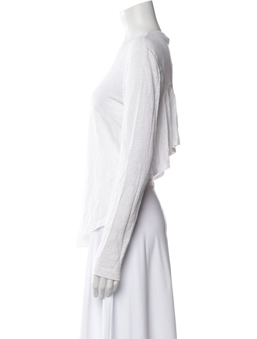 A.L.C. Linen Scoop Neck T-Shirt