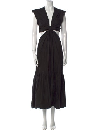 A.L.C. V-Neck Long Dress