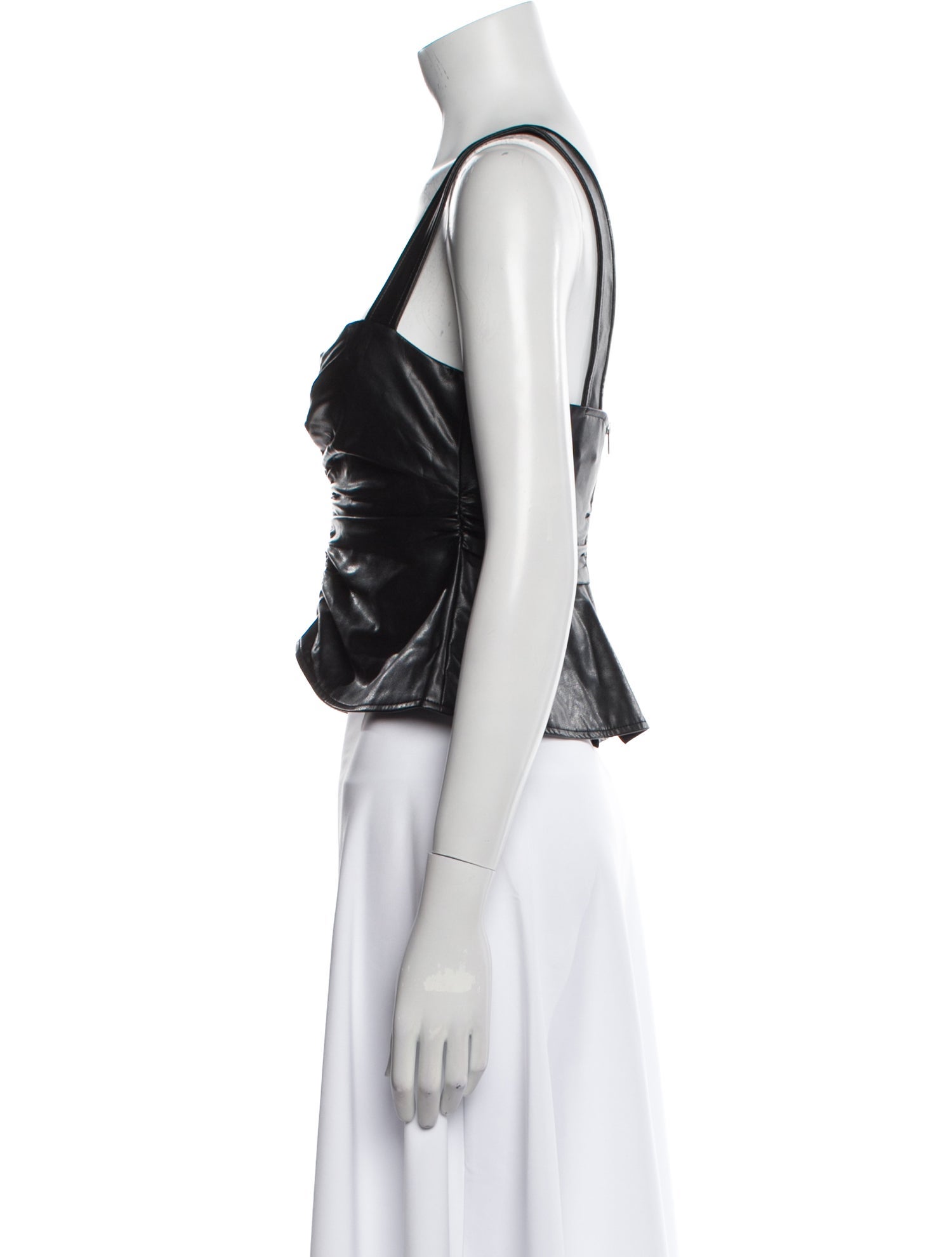 A.L.C. Square Neckline Sleeveless Crop Top