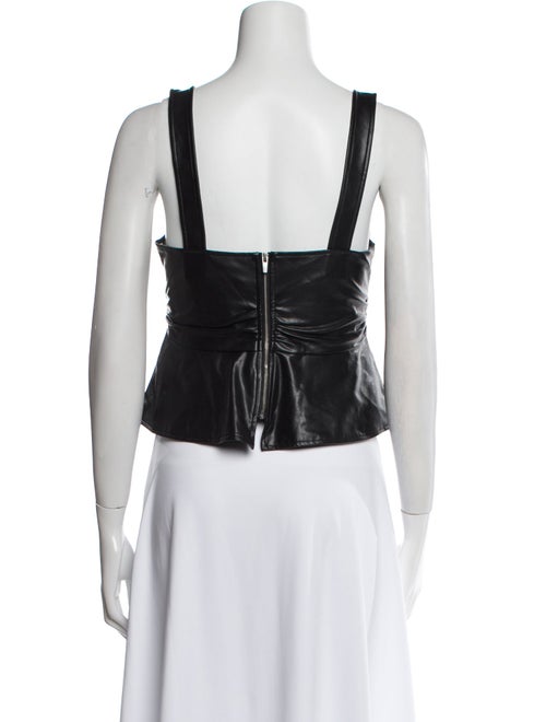 A.L.C. Square Neckline Sleeveless Crop Top