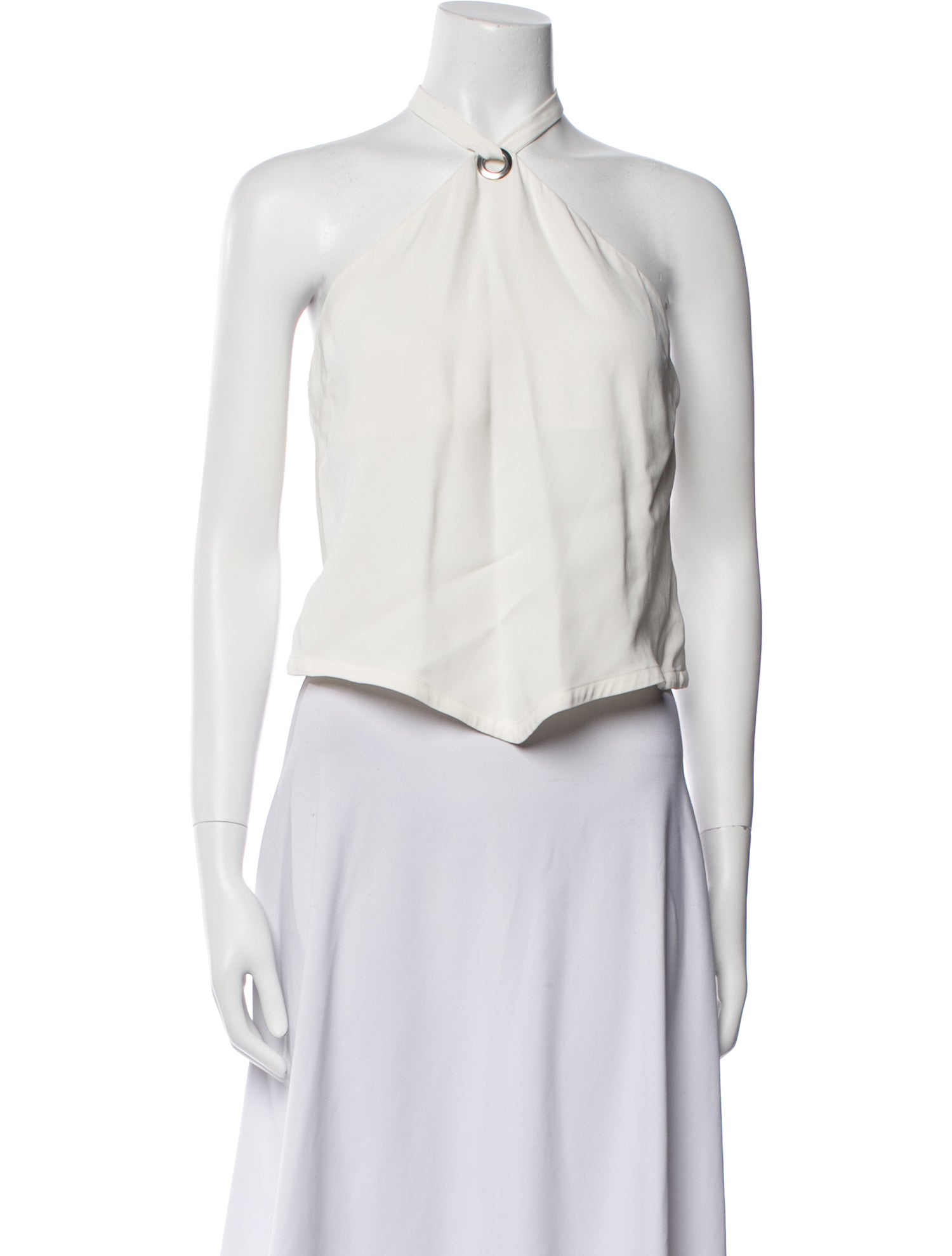 A.L.C. Halterneck Sleeveless Crop Top