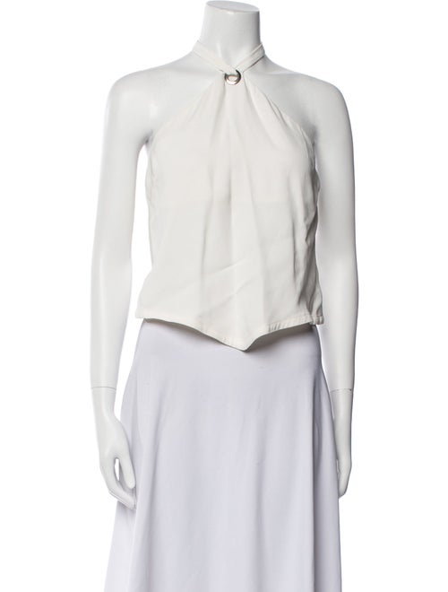 A.L.C. Halterneck Sleeveless Crop Top