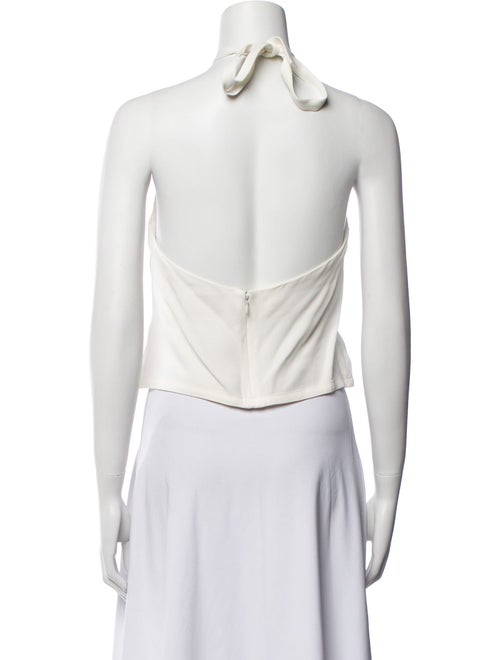 A.L.C. Halterneck Sleeveless Crop Top