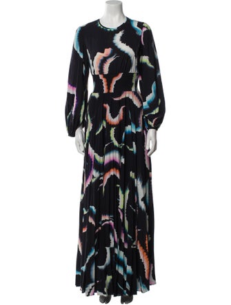 A.L.C. Printed Long Dress