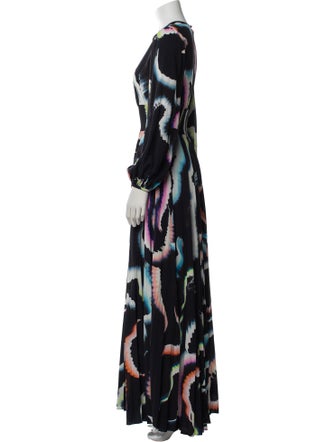 A.L.C. Printed Long Dress