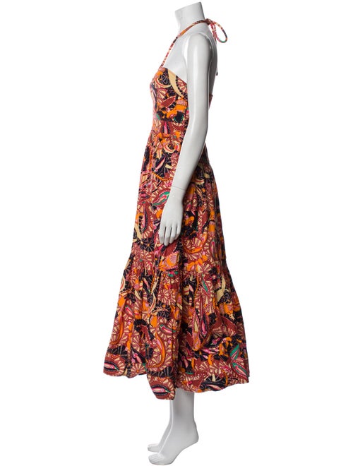 A.L.C. Printed Midi Length Dress