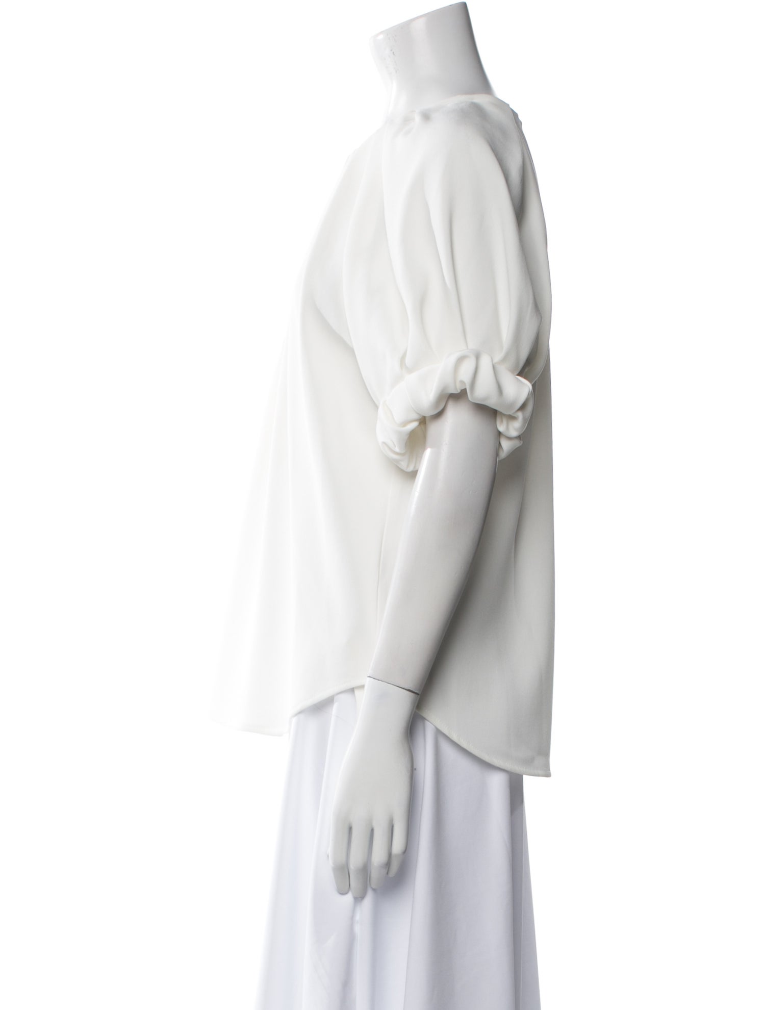 A.L.C. Crew Neck Short Sleeve Blouse