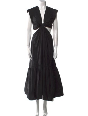 A.L.C. V-Neck Long Dress