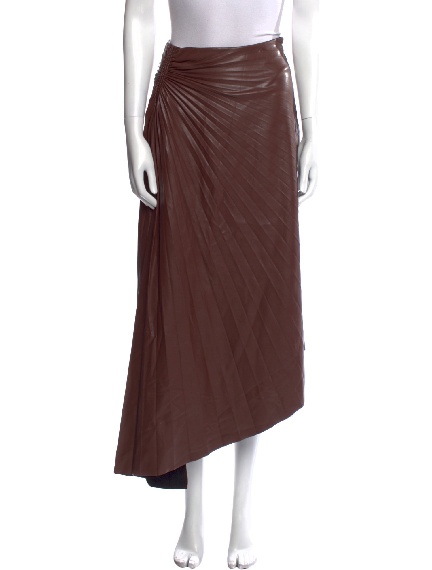 A.L.C. Faux Leather Long Skirt