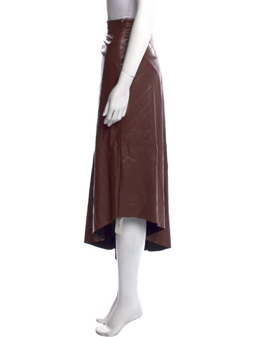 A.L.C. Faux Leather Long Skirt