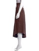 A.L.C. Faux Leather Long Skirt