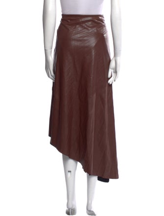 A.L.C. Faux Leather Long Skirt