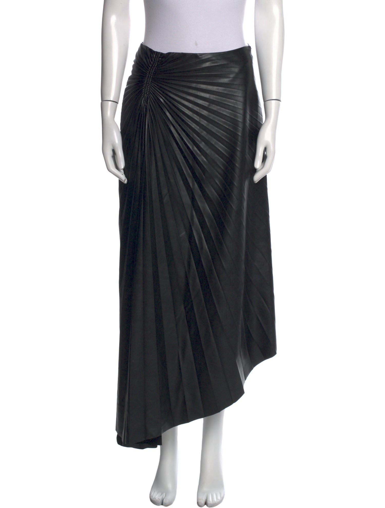 A.L.C. Pleated Accents Midi Length Skirt