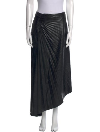A.L.C. Pleated Accents Midi Length Skirt