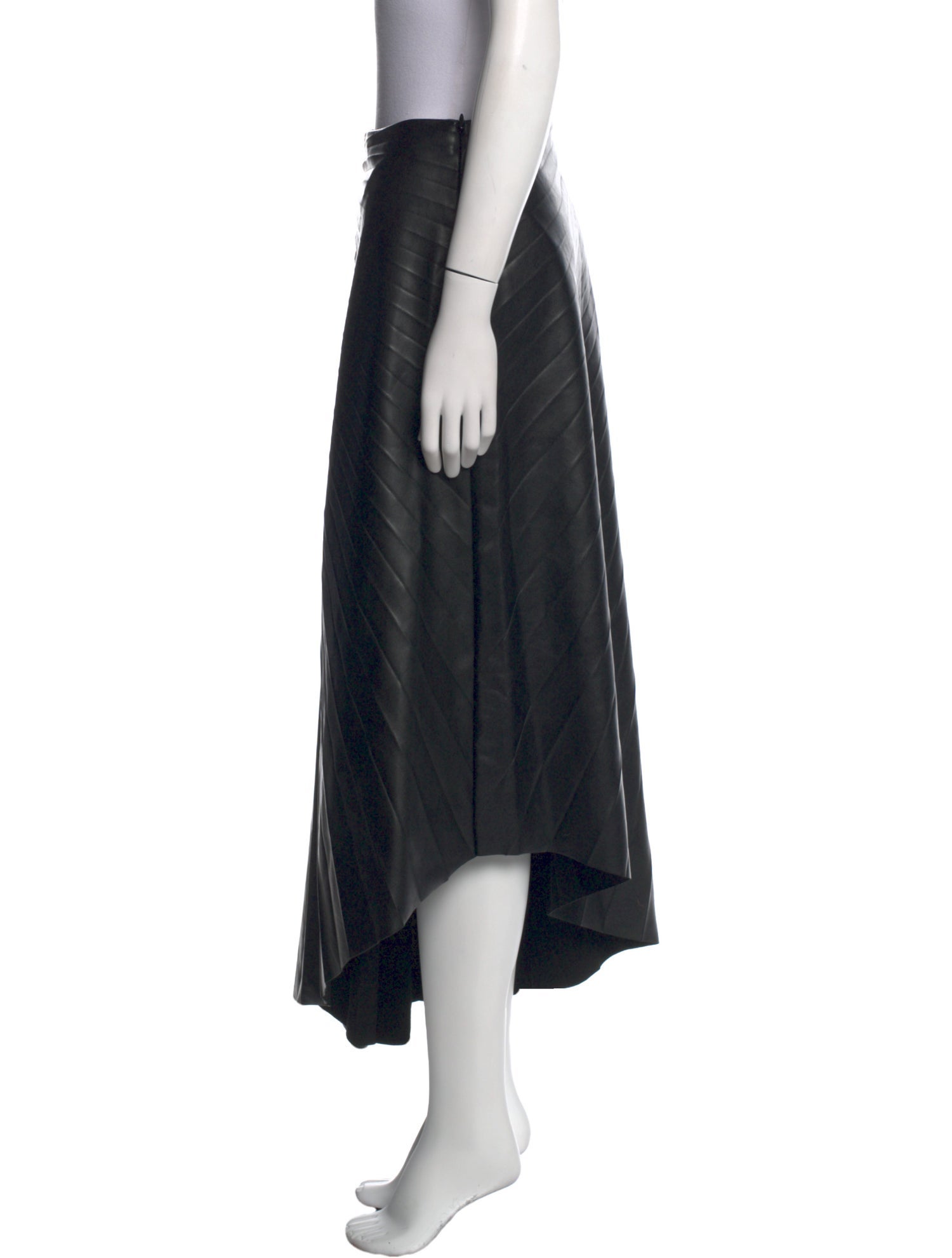 A.L.C. Pleated Accents Midi Length Skirt