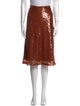 A.L.C. Sequin Embellishments Knee-Length Skirt