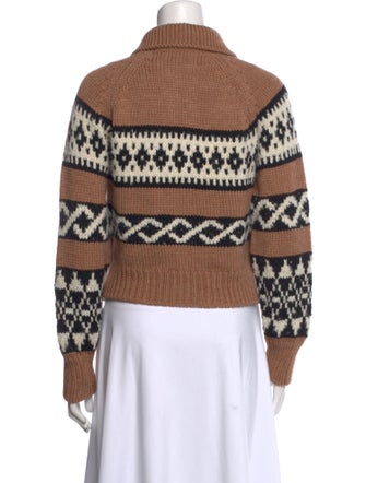 A.L.C. Merino Wool Printed Sweater