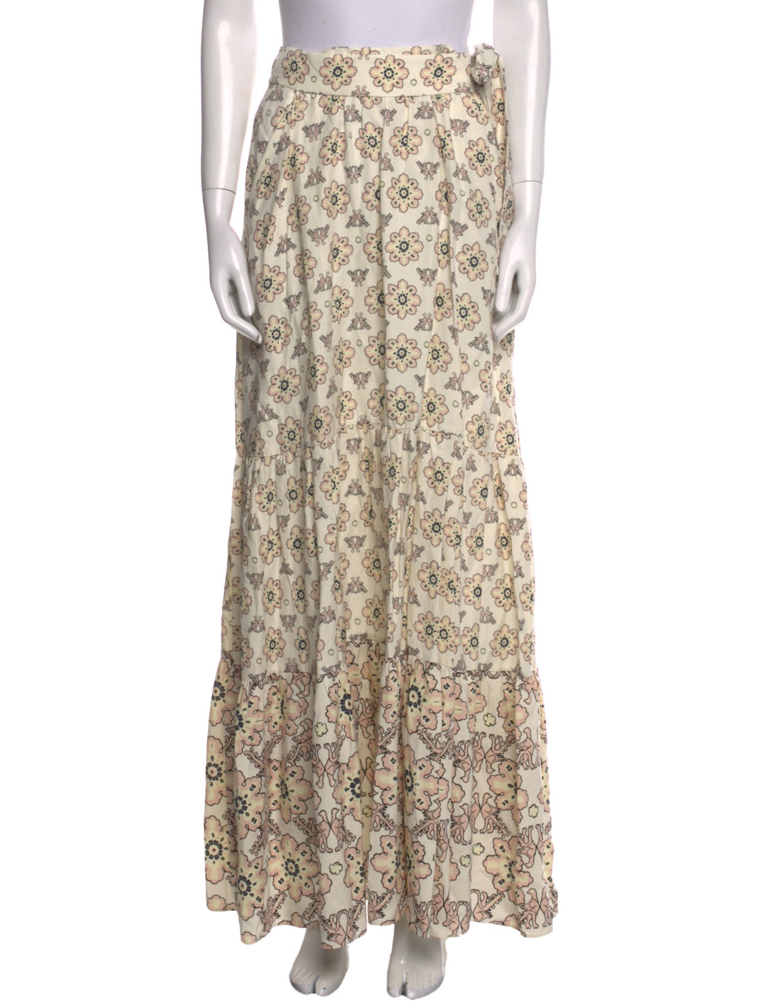 A.L.C. Silk Long Skirt