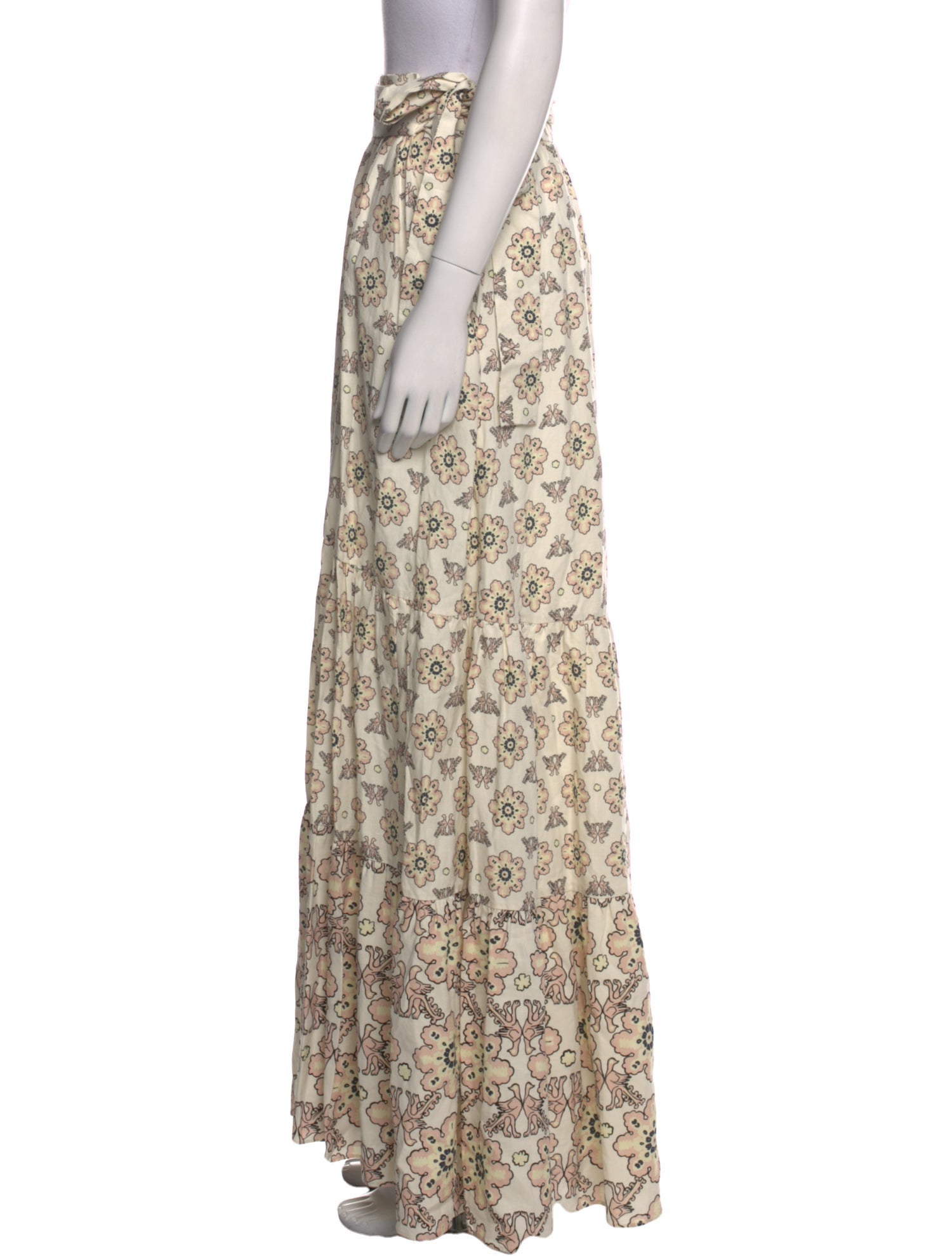 A.L.C. Silk Long Skirt