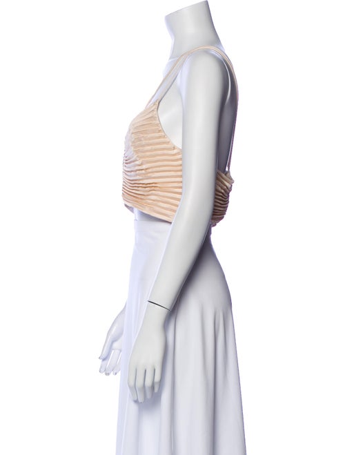 A.L.C. V-Neck Sleeveless Crop Top