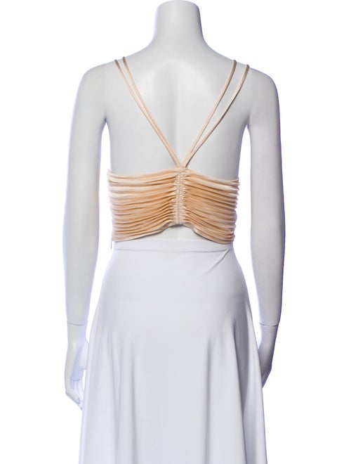 A.L.C. V-Neck Sleeveless Crop Top