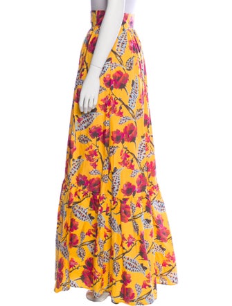 A.L.C. Floral Print Long Skirt
