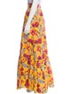 A.L.C. Floral Print Long Skirt