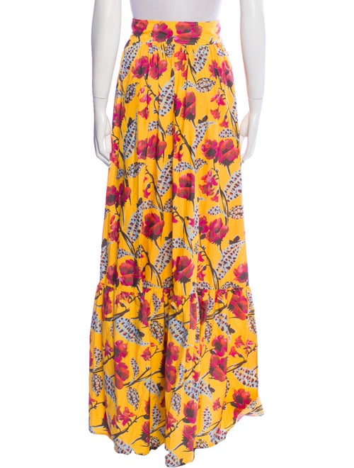 A.L.C. Floral Print Long Skirt