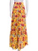 A.L.C. Floral Print Long Skirt