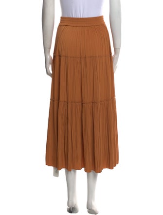 A.L.C. Pleated Accents Midi Length Skirt