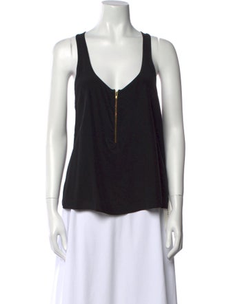 A.L.C. Silk V-Neck Top