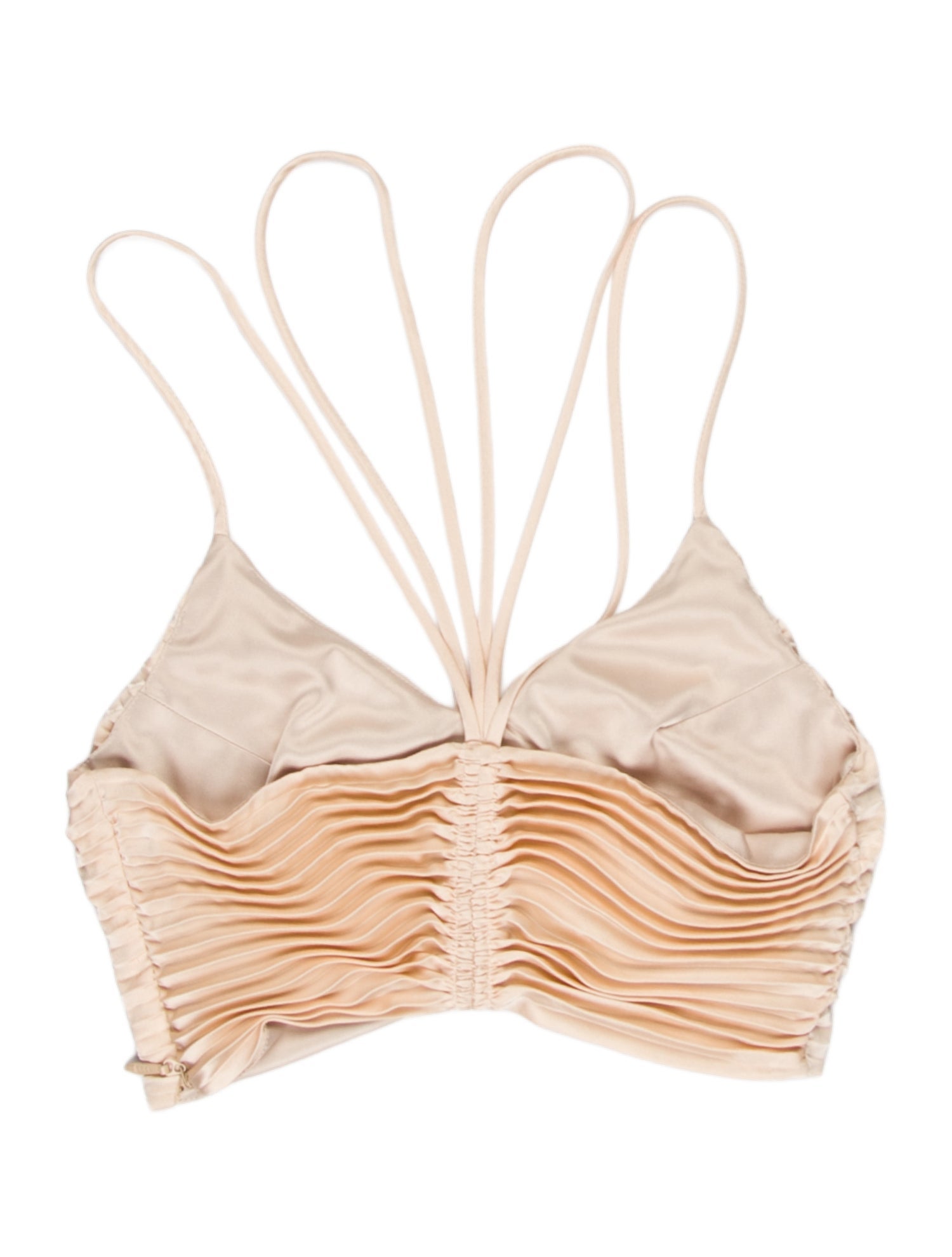 A.L.C. Silk Cowl Neck Crop Top