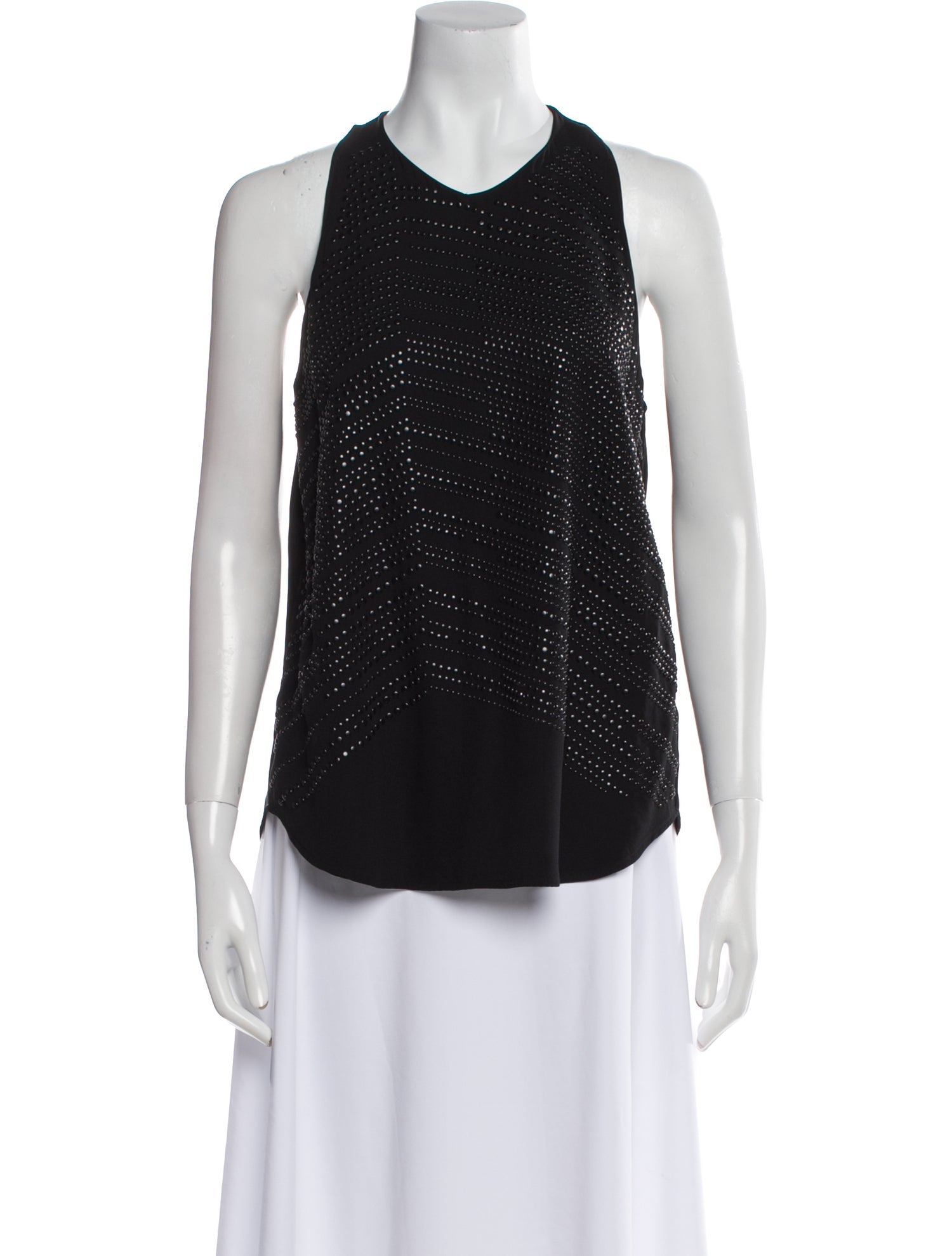 A.L.C. Silk Scoop Neck Top