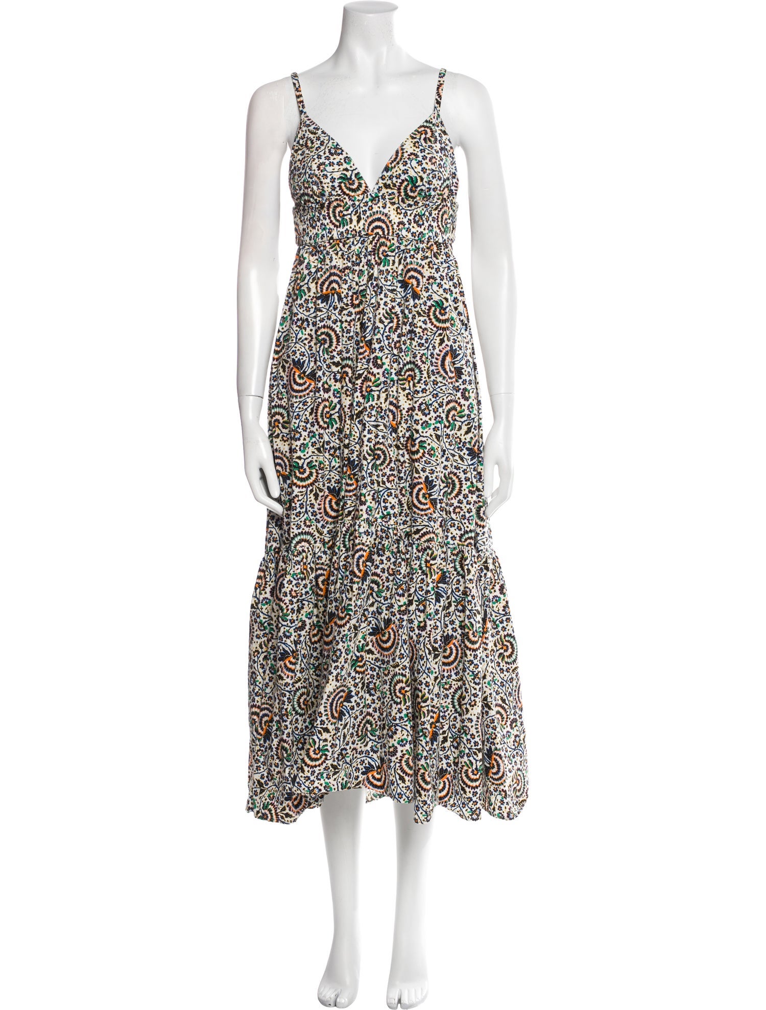 A.L.C. Floral Print Long Dress
