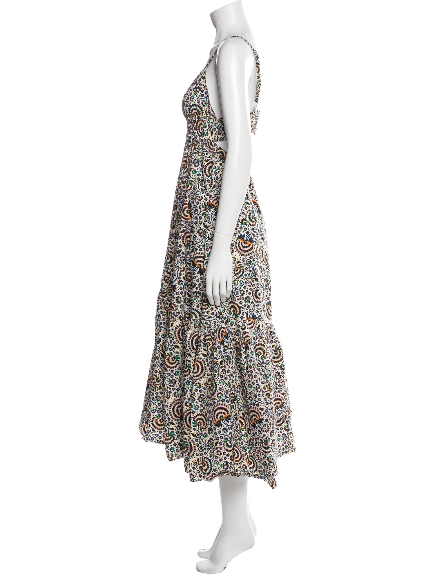 A.L.C. Floral Print Long Dress