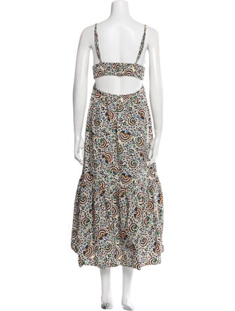 A.L.C. Floral Print Long Dress
