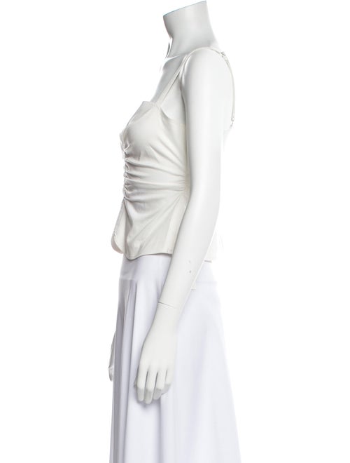 A.L.C. Square Neckline Sleeveless Crop Top