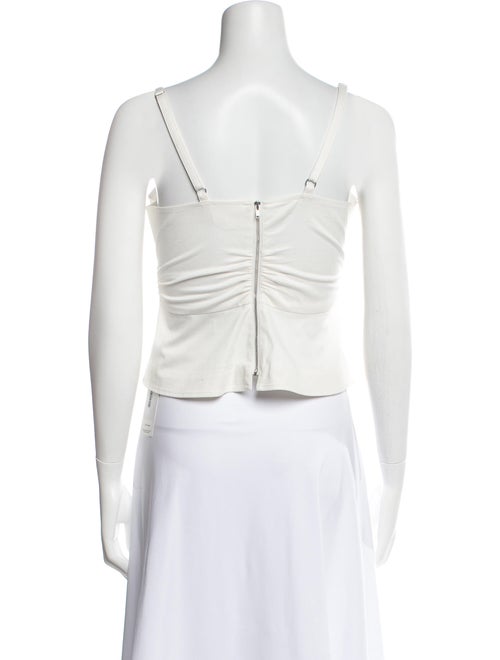 A.L.C. Square Neckline Sleeveless Crop Top