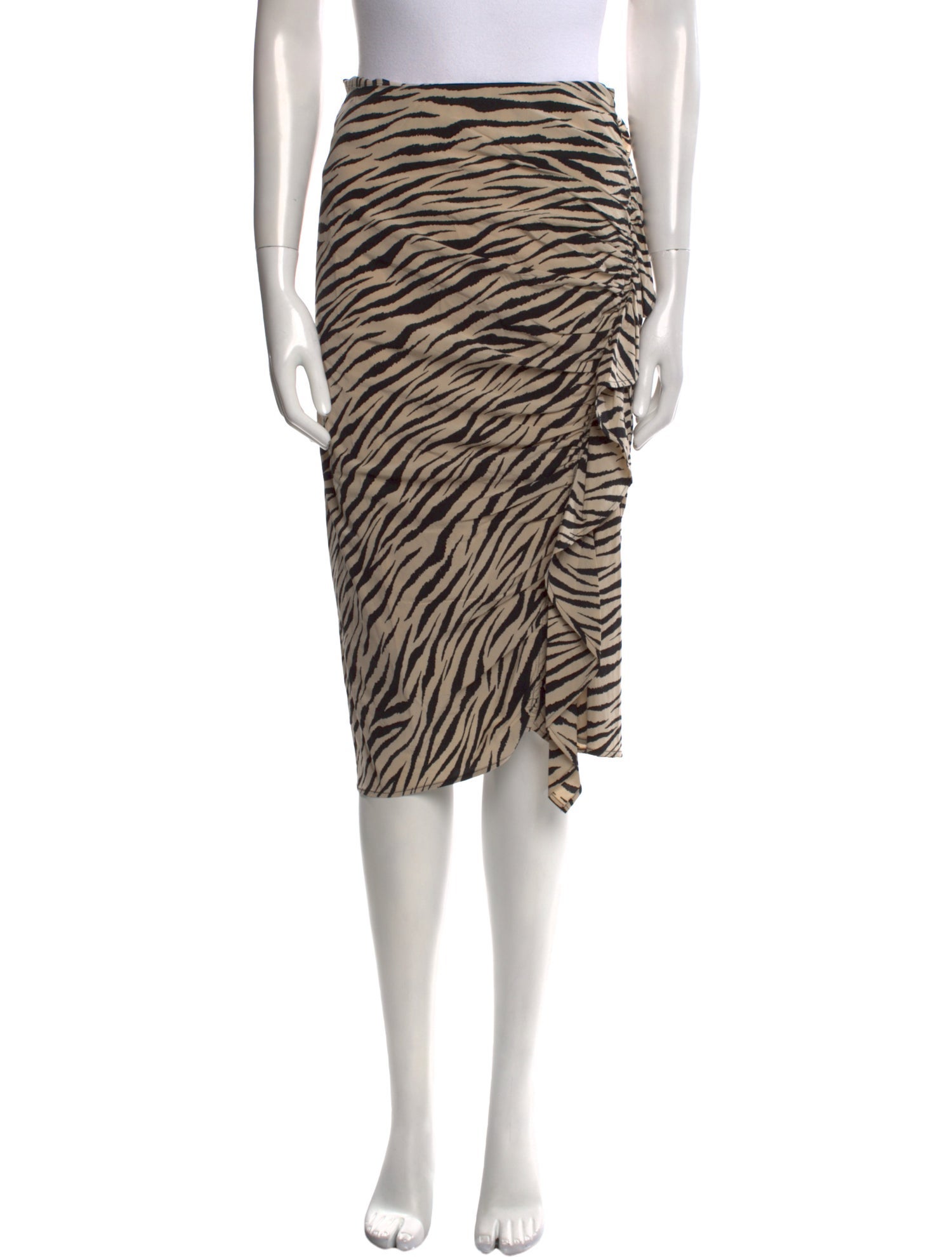 A.L.C. Silk Knee-Length Skirt