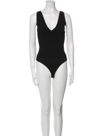 A.L.C. V-Neck Sleeveless Bodysuit