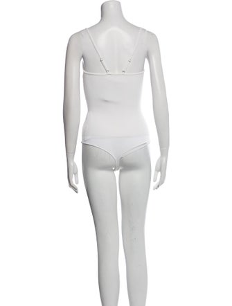 A.L.C. Square Neckline Sleeveless Bodysuit