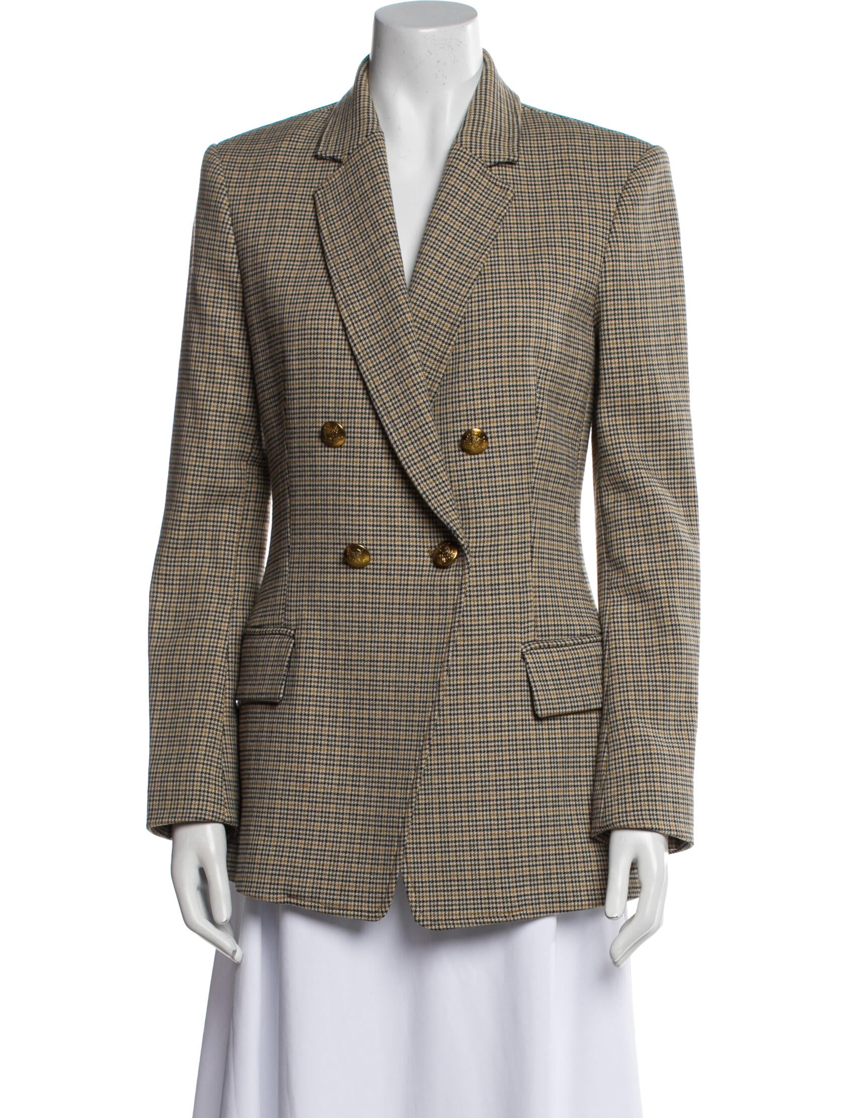A.L.C. Houndstooth Print Blazer