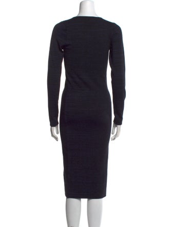 A.L.C. Square Neckline Midi Length Dress