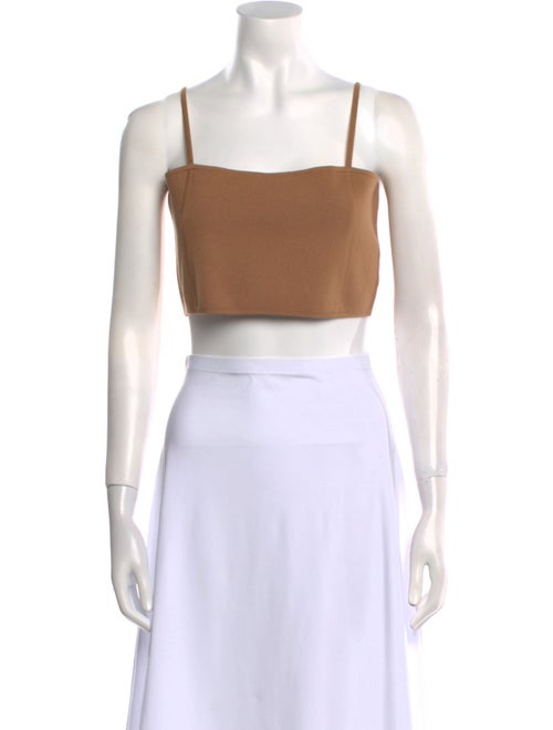 A.L.C. Square Neckline Sleeveless Crop Top