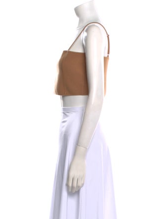 A.L.C. Square Neckline Sleeveless Crop Top