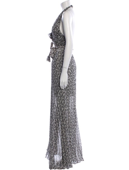 A.L.C. Printed Long Dress