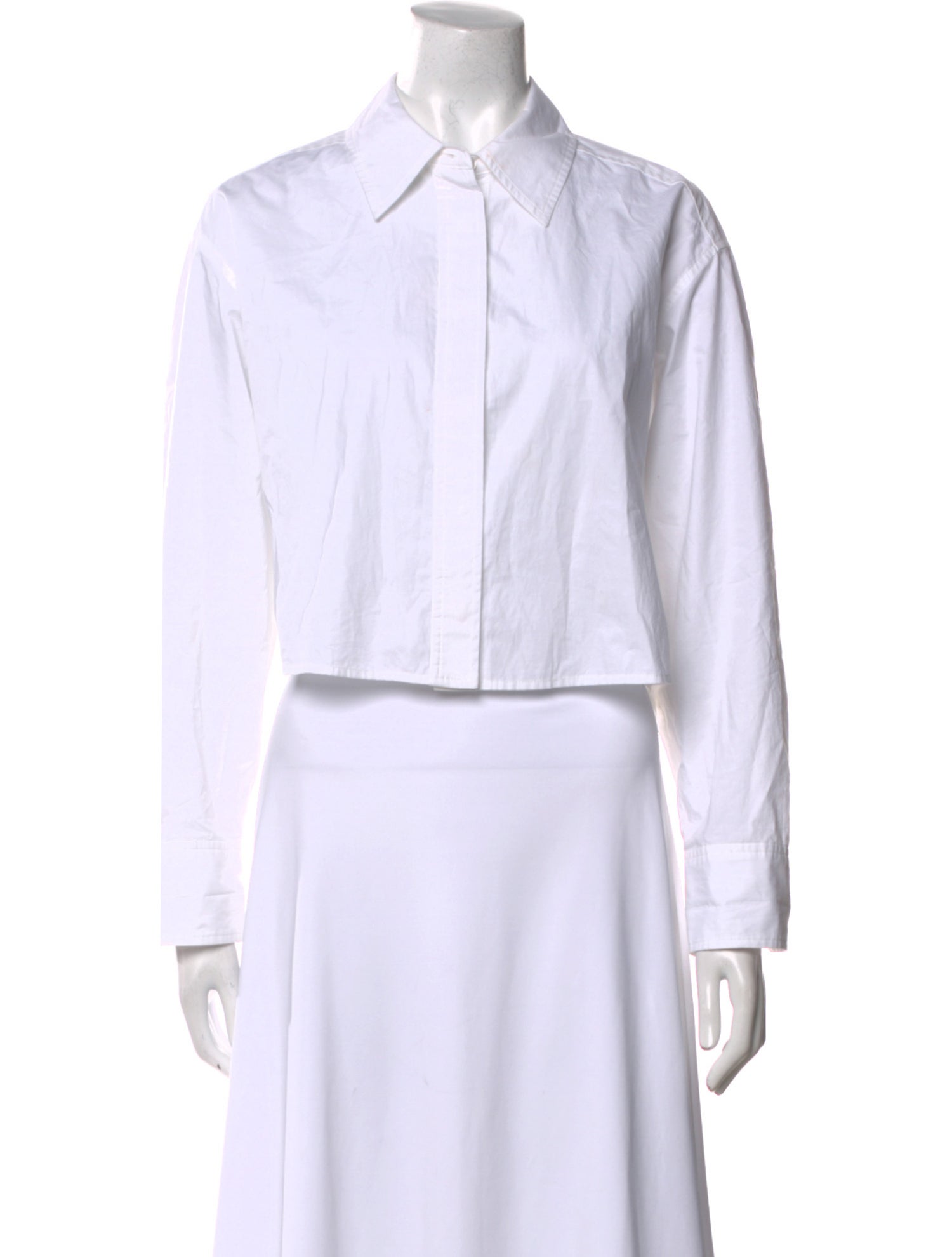 A.L.C. Long Sleeve Crop Top