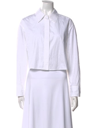 A.L.C. Long Sleeve Crop Top